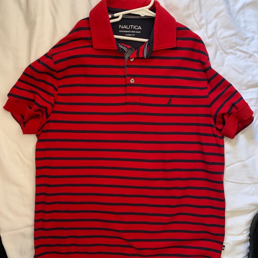 Nautica striped polo